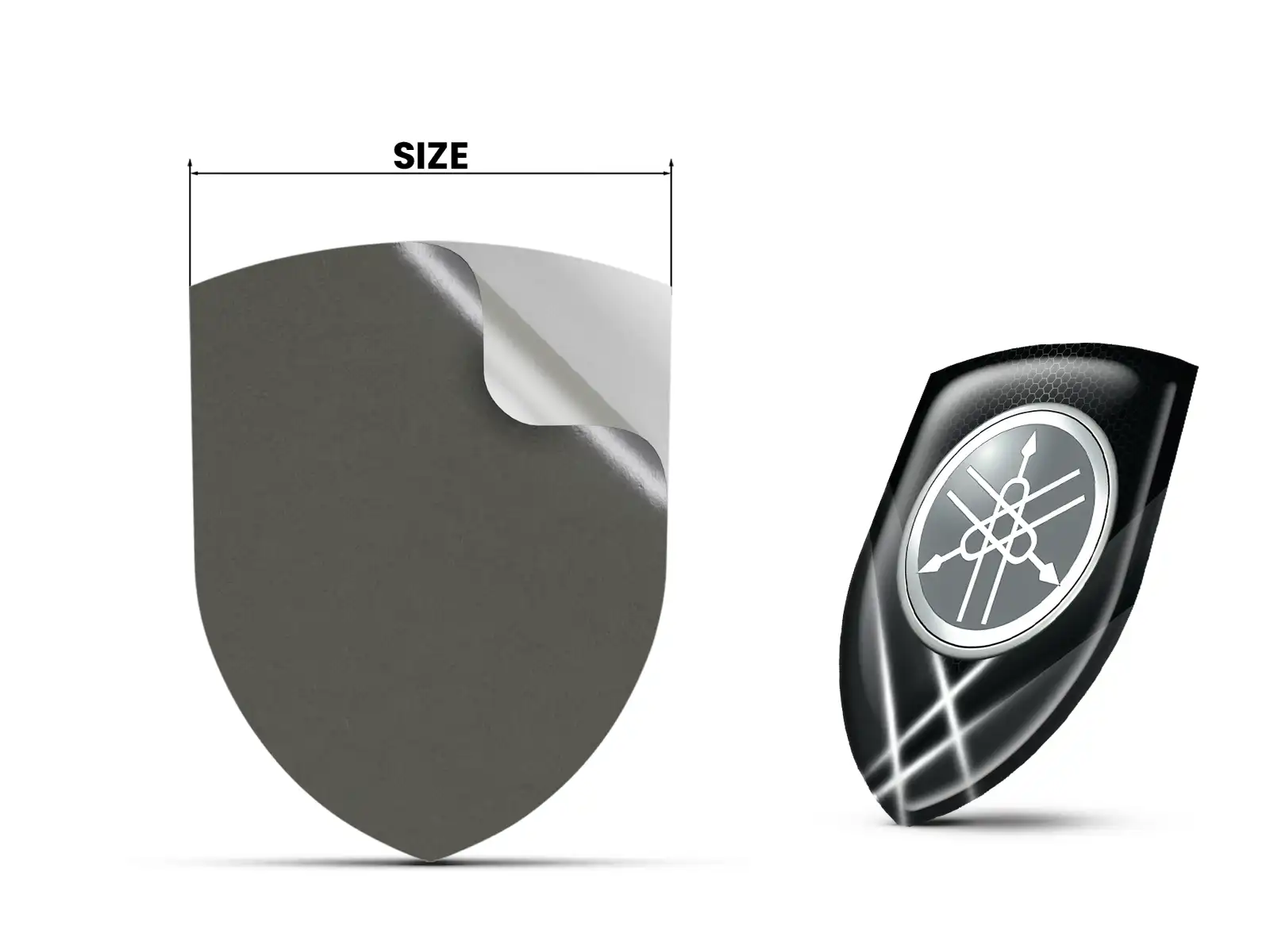 Yamaha Stickers Bombés Finition Premium Étiquettes Supérieures